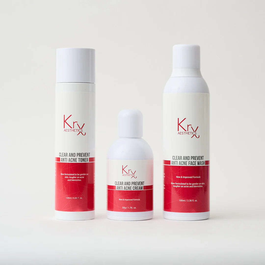 KrX Aesthetics Clear + Prevent Anti Acne Bundle